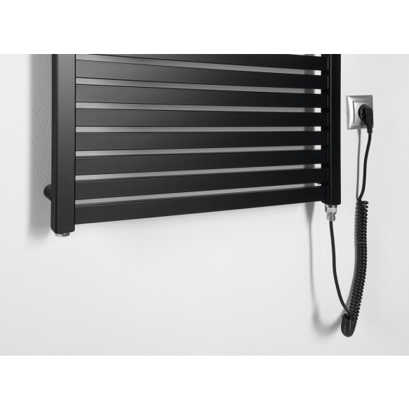 elektriradiaator Tondi-E, 600x970 mm, 400W, matt must