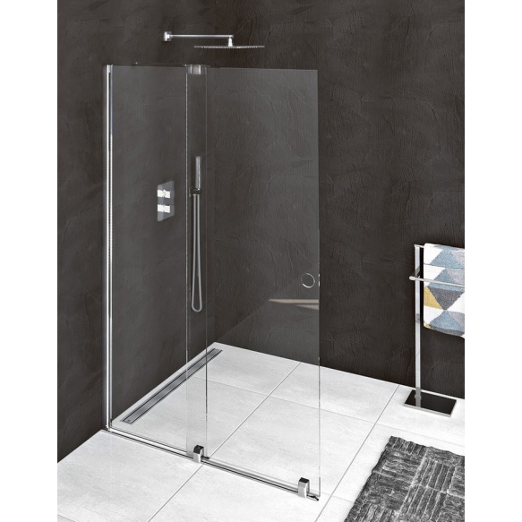 Dušinurga külgsein MODULAR SHOWER, rullikutega, 1000 mm