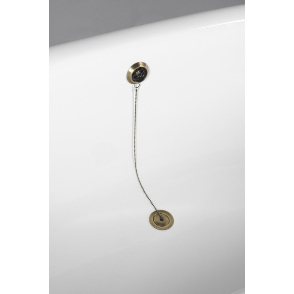 eraldiseisev vann REGATA 175x85x61cm, valged jalad, must/valge