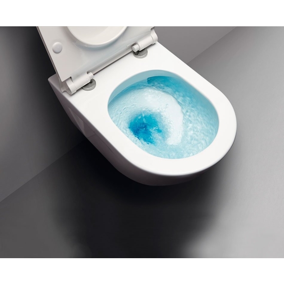 PURA Wall Hung Toilet, Swirlflush, 55x36 cm, white