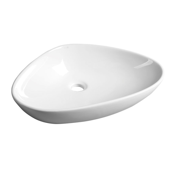 TERUEL ceramic washbasin, 58,5x14x39 cm, top counter