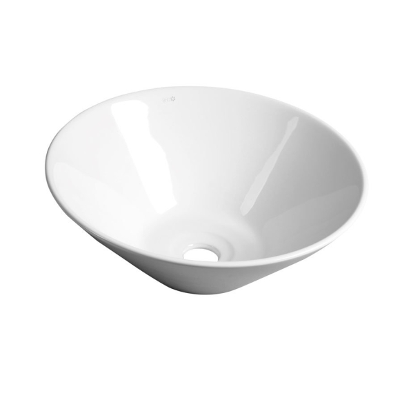 COMILLAS ceramic washbasin, diameter 42cm, top counter