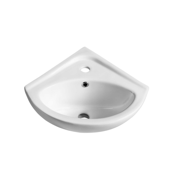 LUIGI ceramic washbasin corner 34x34cm