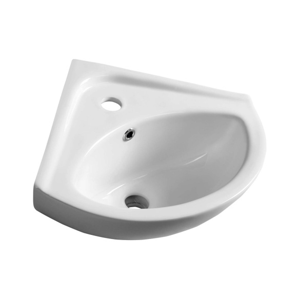 LUIGI ceramic washbasin corner 34x34cm