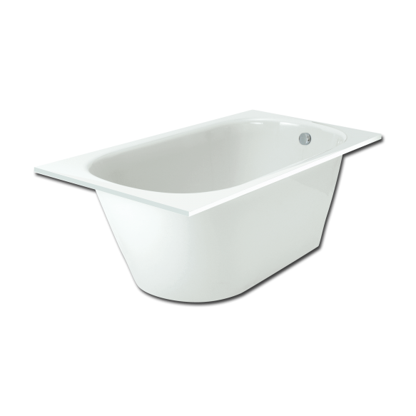 Cast stone bath VARIO L 170x75cm, white