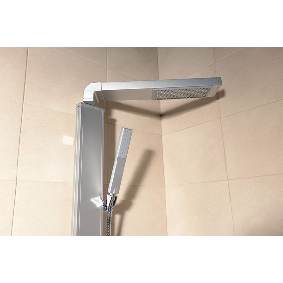 ROME Shower column, h. 822mm, aluminum