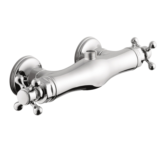 THERMOSTATIC EXTERNAL SHOWER MIXER WITH SUPERIOR CONNECTION CHROME