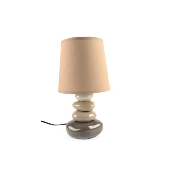 Table lamp Loni, 19x19x24cm, sand