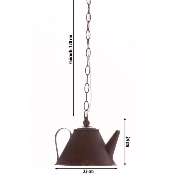 metal vintage ceiling lamp Teekanne