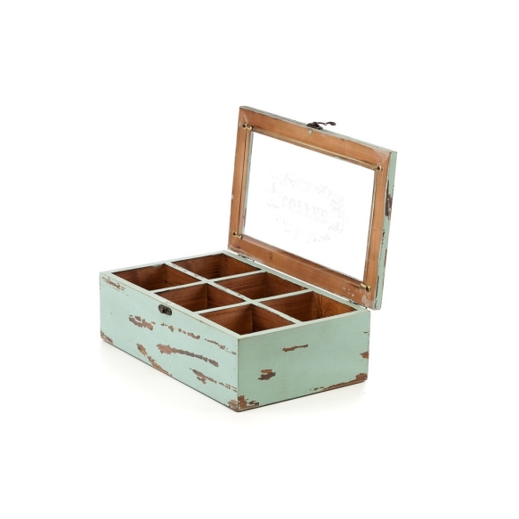wooden teabox