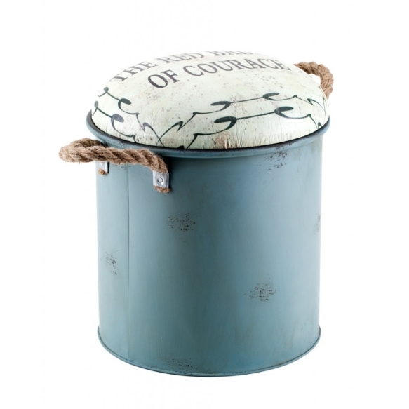 pouf with removable lid