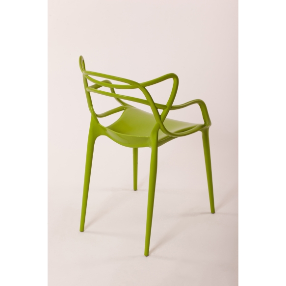 stackable chair Mucha, green