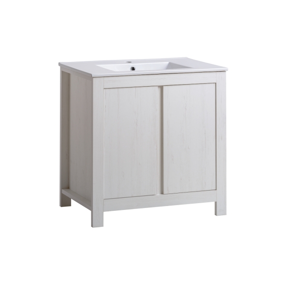 cabinet under washbasin Oak Andersen 80 cm (2D), basin not included
