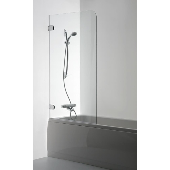 Bath screen MEDA , clear glass