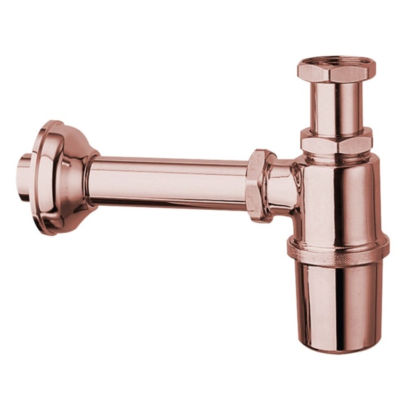 BOTTLE SIPHON, PINK GOLD 1 1/4´´