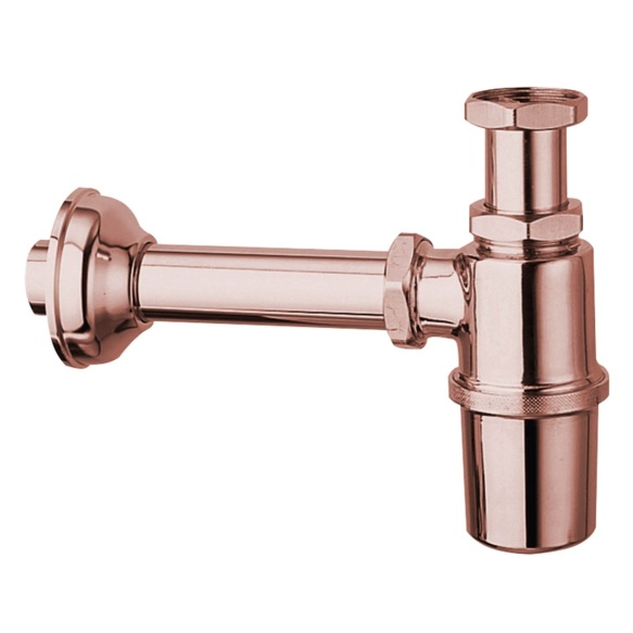 BOTTLE SIPHON, PINK GOLD 1 1/4´´