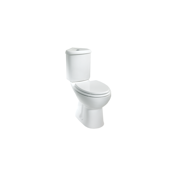 NURGA WC kompakt, 2-süsteemne, tahajooks,valge ilma istmeta (SD310+ SD440 + 099938)