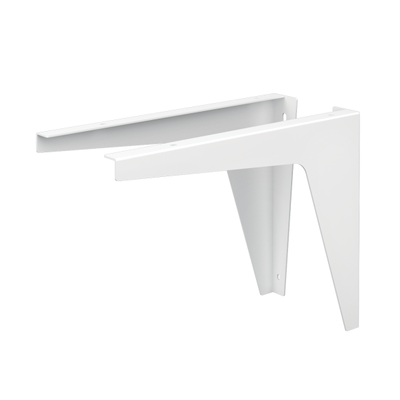 white painted bracket for silkstone basins Credo,Piano, 1 pcs