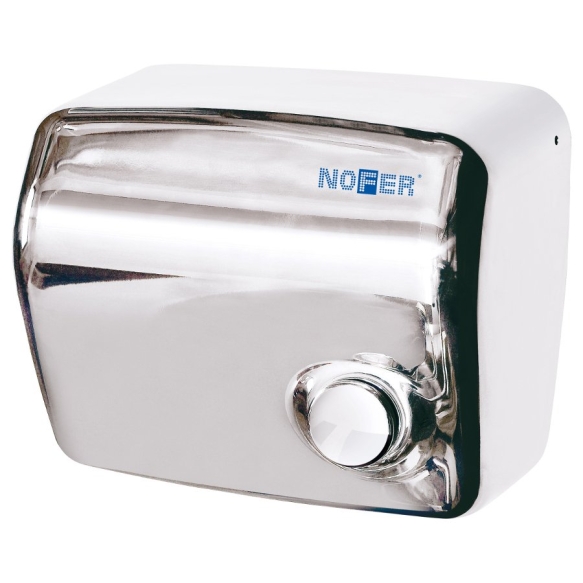 Electric Hand Dryer with Switch, 1500W, Stainless Steel
