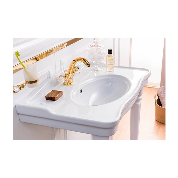 washbasin Antique 100 cm, white