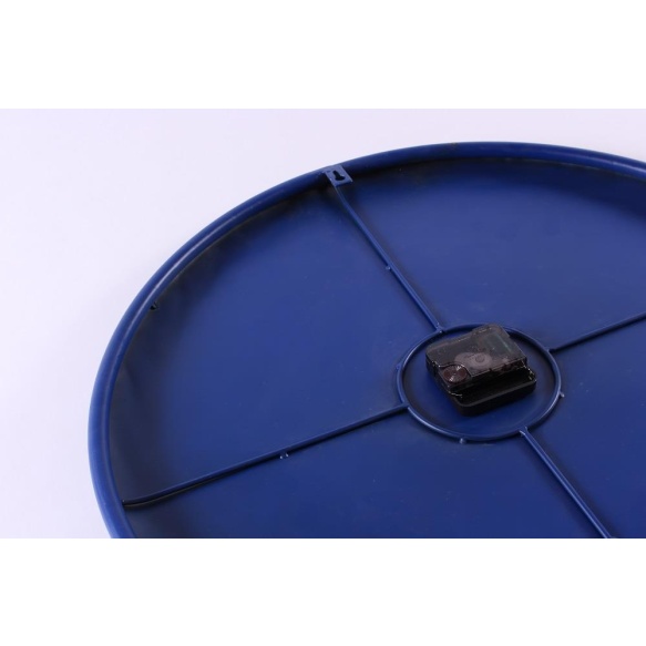 blue vintage wall clock