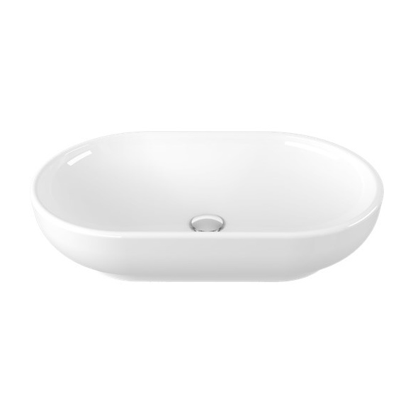 worktop basin 40x65 cm, white