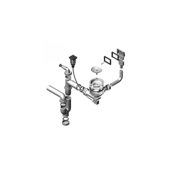 siphon for basin KOMBINO