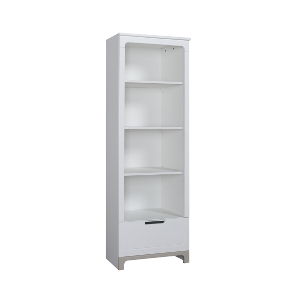 Mini – bookcase, white+grey