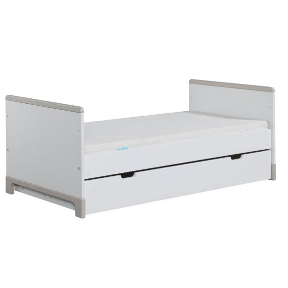Mini - cot-bed 140x70, white+grey