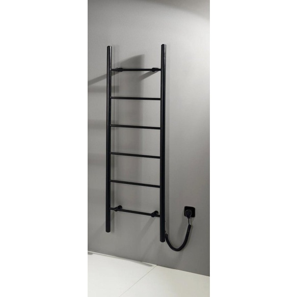 Electric towel rack Carbo 120W, 500x1600 mm, black