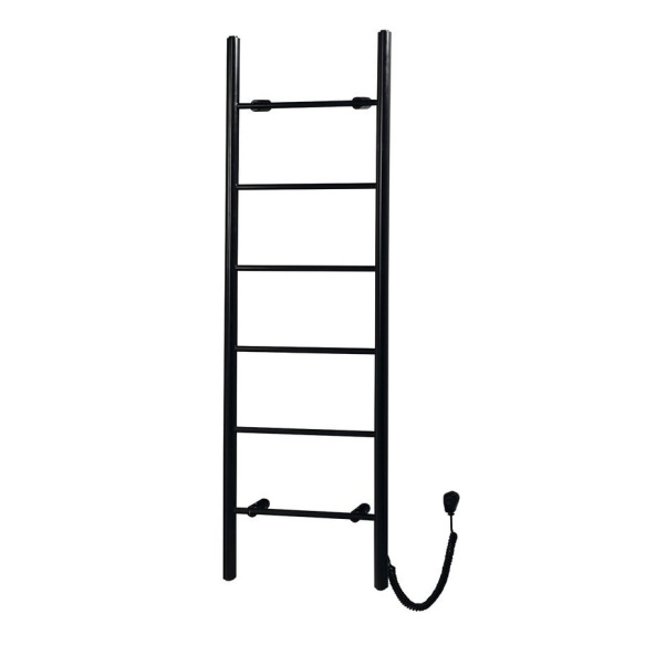 Electric towel rack Carbo 120W, 500x1600 mm, black