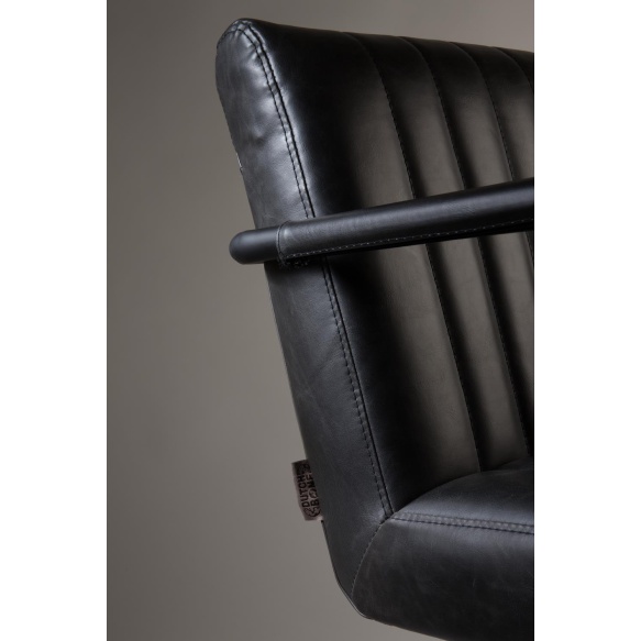 Armchair Stitched Dark Grey