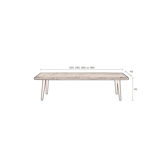 Bench Alagon 140X40