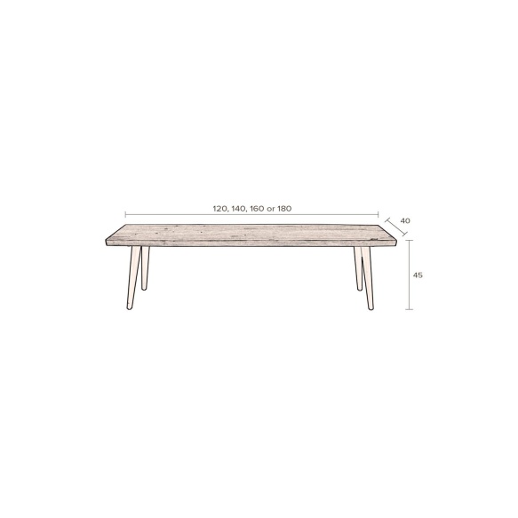 Bench Alagon 140X40