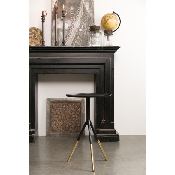 Side Table Elia Black/Brass