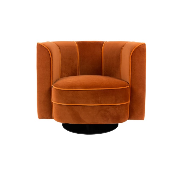 Lounge Chair Flower, orange