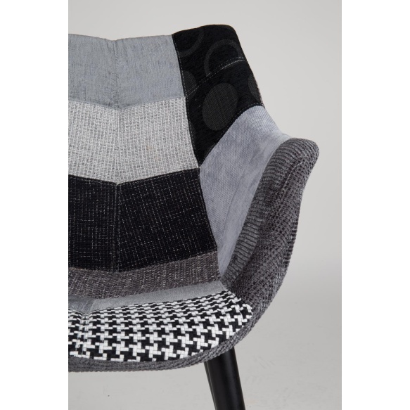 Armchair Twelve Patchwork Grey