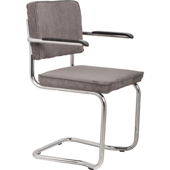 Armchair Ridge Kink Rib Grey 6A