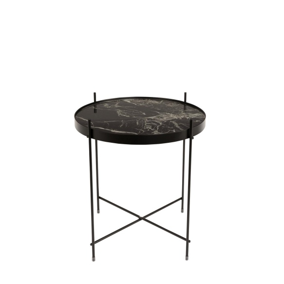 Side Table Cupid Marble Black