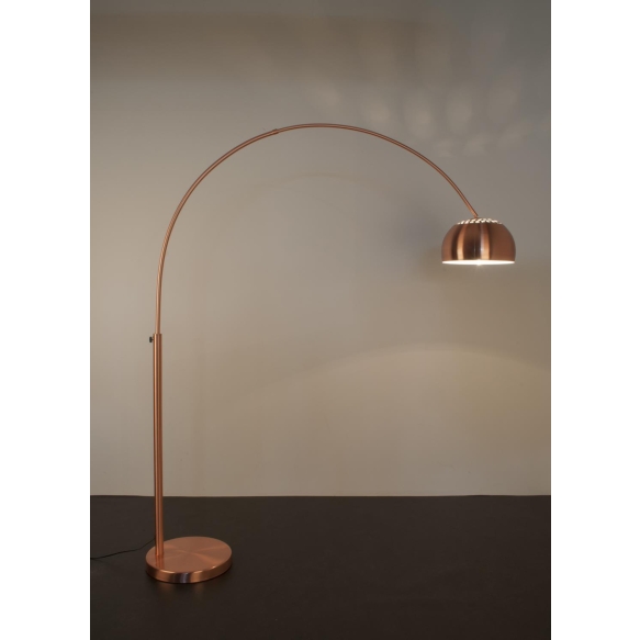 Floor Lamp Metal Bow Copper