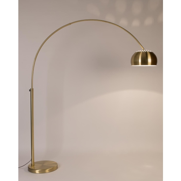 Floor Lamp Metal Bow Brass