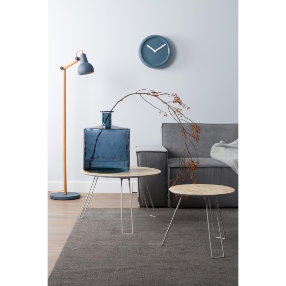 Clock Ceramic Time Blue