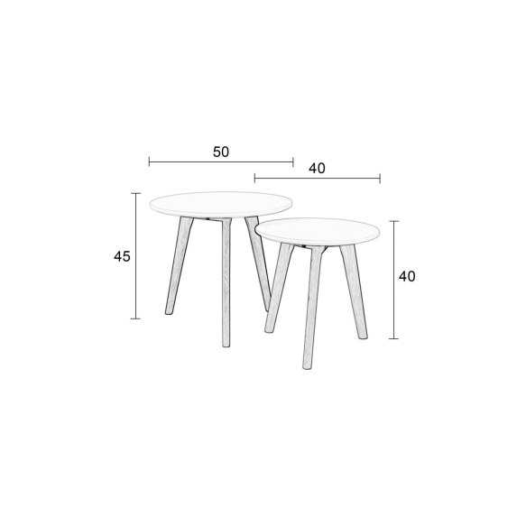 abilaudade komplekt Bodine, 2 tk