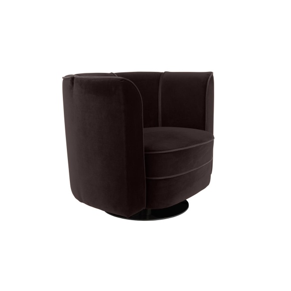 Lounge Chair Flower, black