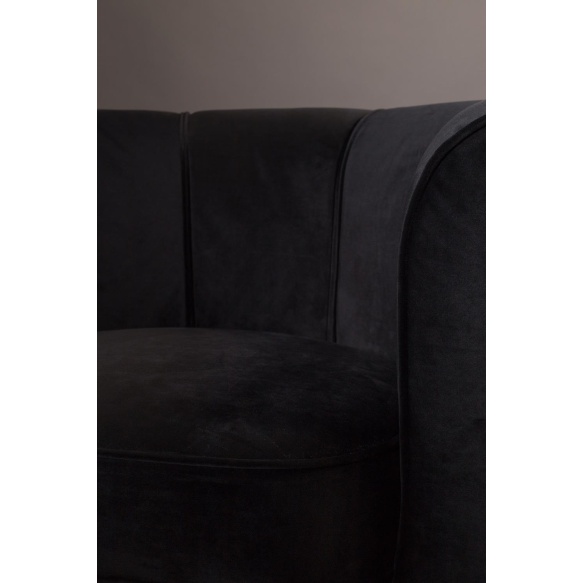 Lounge Chair Flower, black
