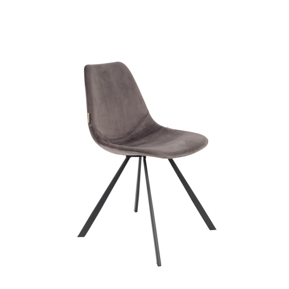 Chair Franky Velvet Grey