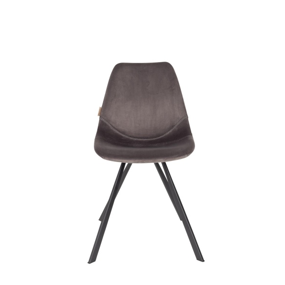 Chair Franky Velvet Grey