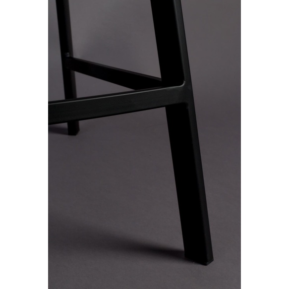 Counter Stool Franky Velvet Grey