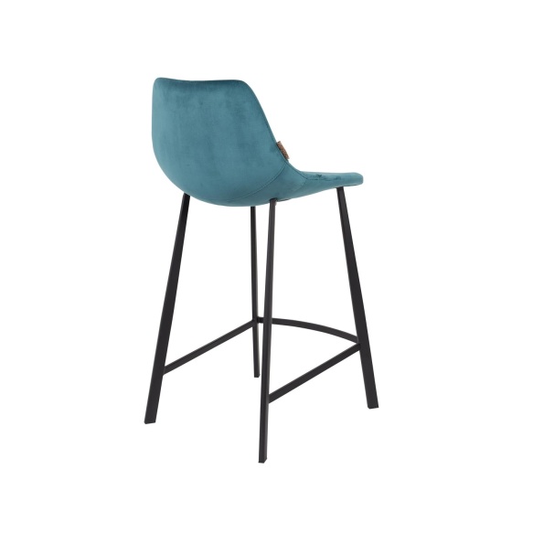 Counter Stool Franky Velvet Petrol