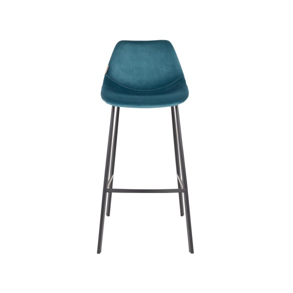 Barstool Franky Velvet Petrol